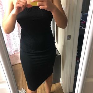 Black tube dress